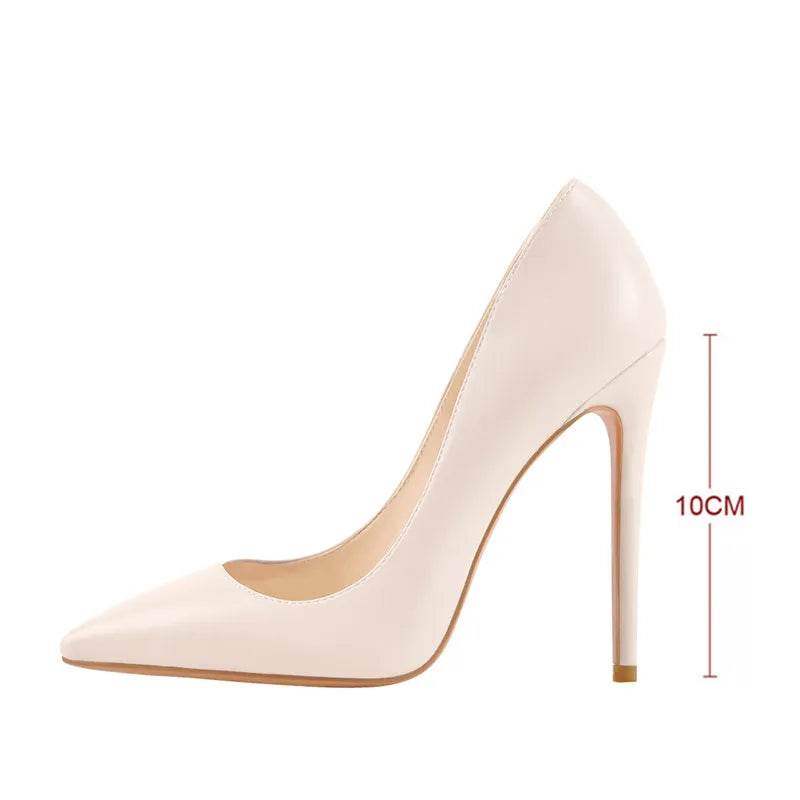 Damen Pumps mit spitzer Spitze und schmalem Absatz