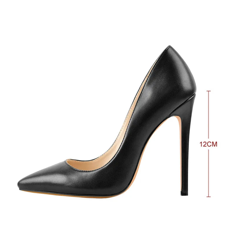 Damen Pumps mit spitzer Spitze und schmalem Absatz