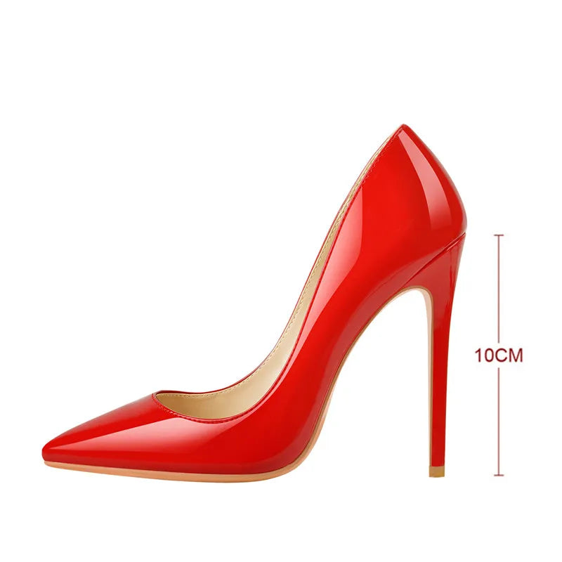 Damen Pumps mit spitzer Spitze und schmalem Absatz