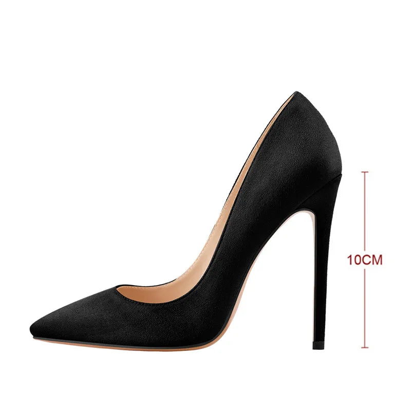 Damen Pumps mit spitzer Spitze und schmalem Absatz