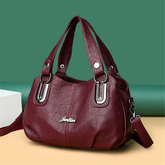 High Quality Soft Leather Ladies Shoulder Crossbody Bags