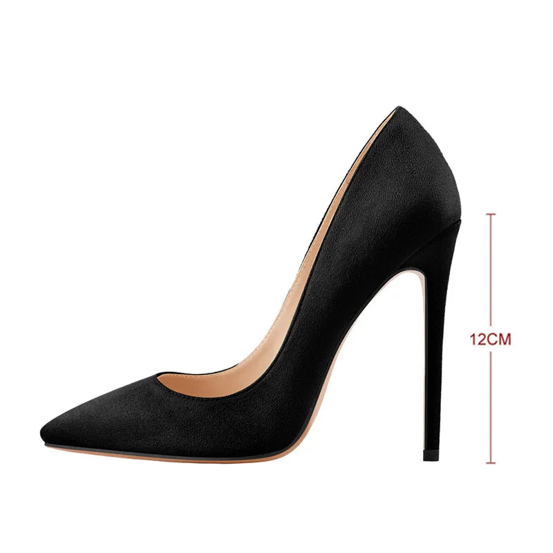 Damen Pumps mit spitzer Spitze und schmalem Absatz