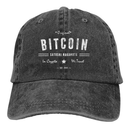 Original Satoshi BTC Crypto Baseballmützen