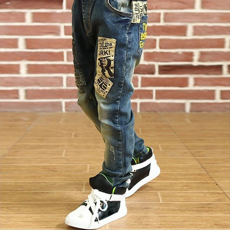 New Child Denim Long Pants