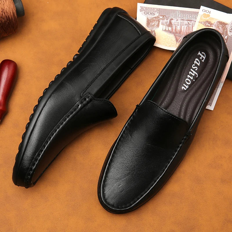 Mens Moccasins Flat Shoes