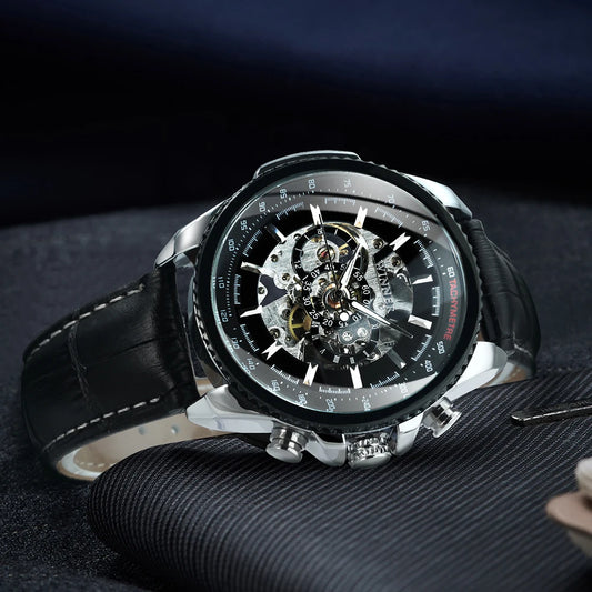 New Military Skeleton Automatic Watch