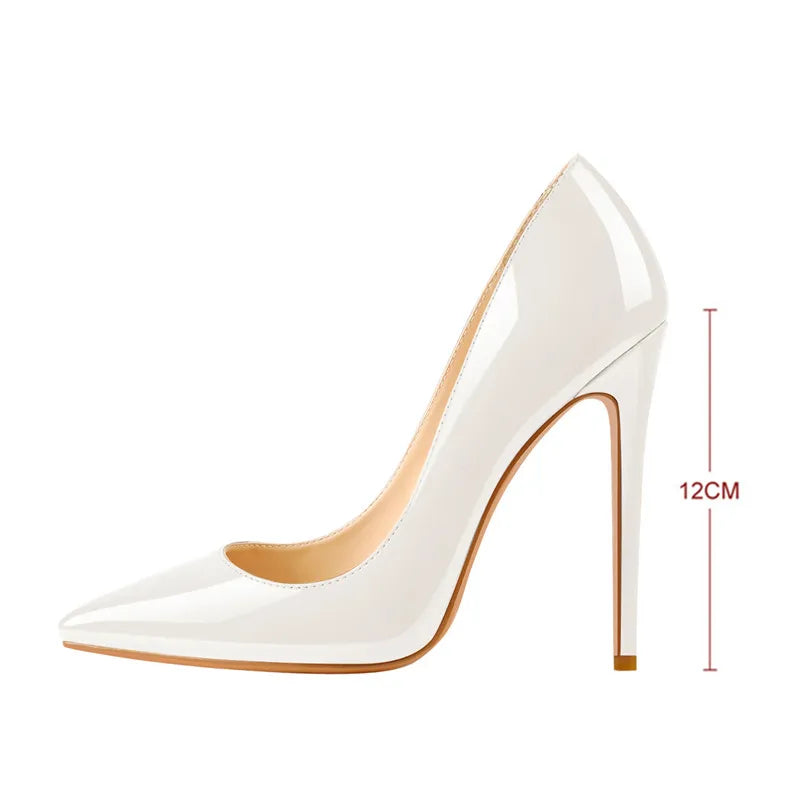 Damen Pumps mit spitzer Spitze und schmalem Absatz
