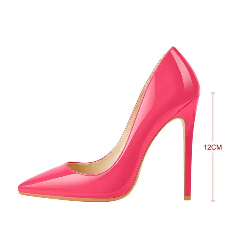 Damen Pumps mit spitzer Spitze und schmalem Absatz