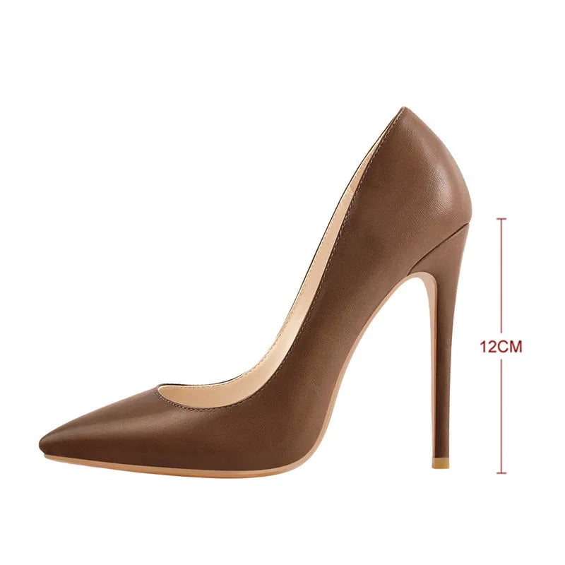 Damen Pumps mit spitzer Spitze und schmalem Absatz