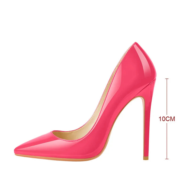 Damen Pumps mit spitzer Spitze und schmalem Absatz