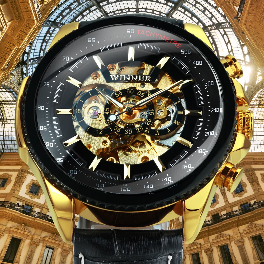 New Military Skeleton Automatic Watch