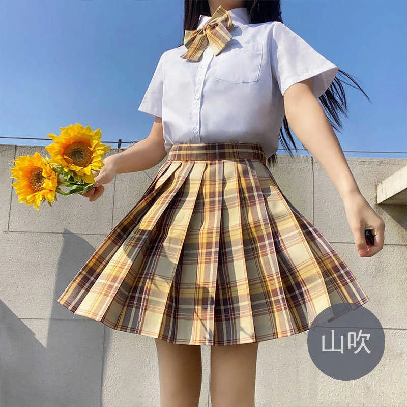 Hohe Taille Weiß Rosa Kawaii Harajuku Goth Y2k Rock