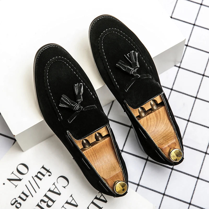 Mens Slip on Footwear Male Comfortable Driving Shoe