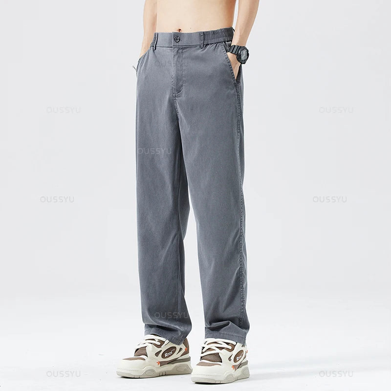 Sommerjeans aus ultradünnem, weichem Lyocell-Stoff für Herren