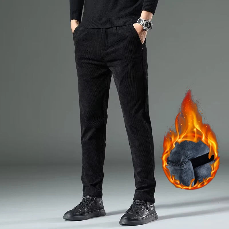 High Quality Brand Men's Corduroy Thicken Pants