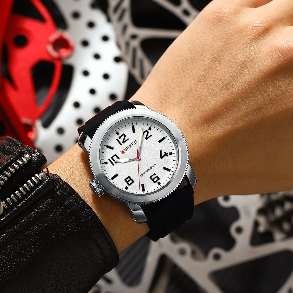 Men Left Hand Design Quartz Wristwatches