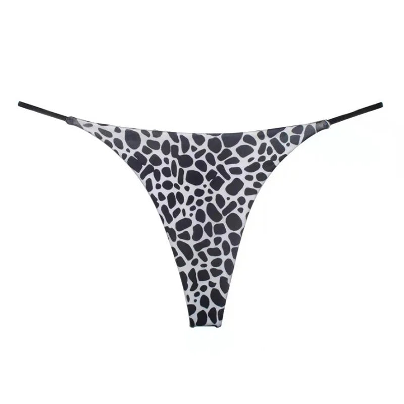 Women Fashion Pure Color Thong Breathable Thin Comfortable Panties