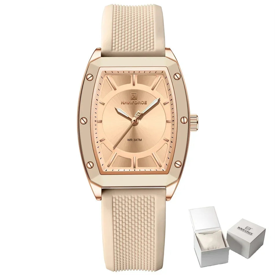 Top Brand Women Tonneau Fashion Quartz Watch