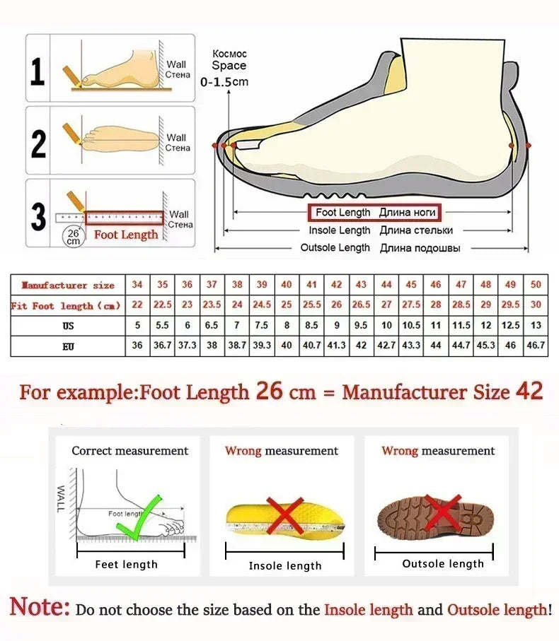 Men's Comfortable Breathable Padded Non-Slip Shoes