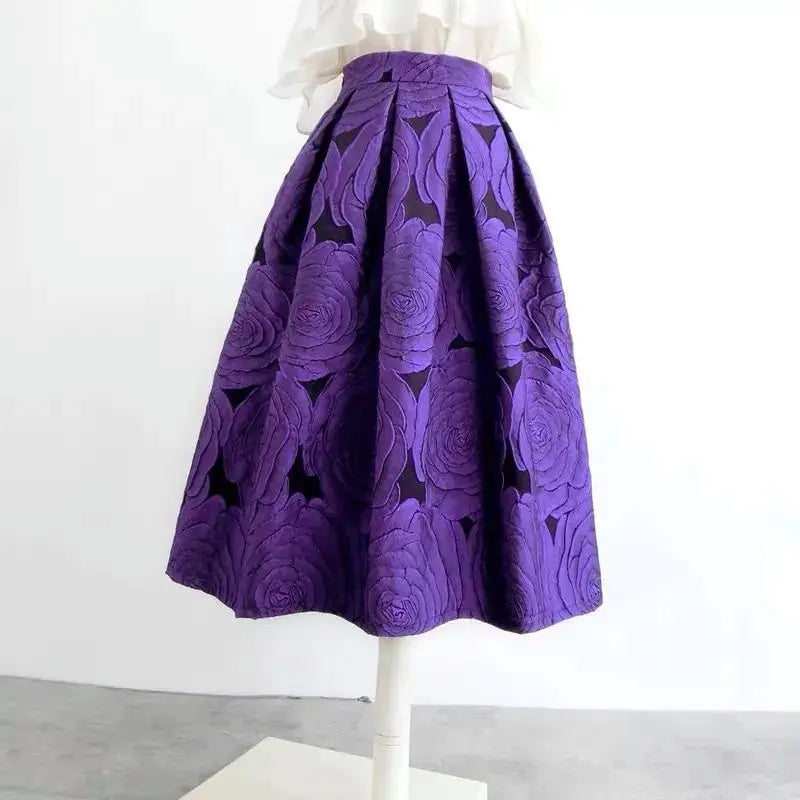 Ballkleid mit hoher Taille und lockerem Damenrock