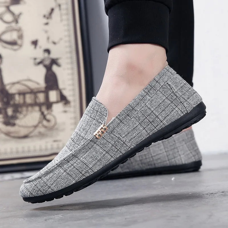 Men's Walking Casual Light Canvas Youth Shoes