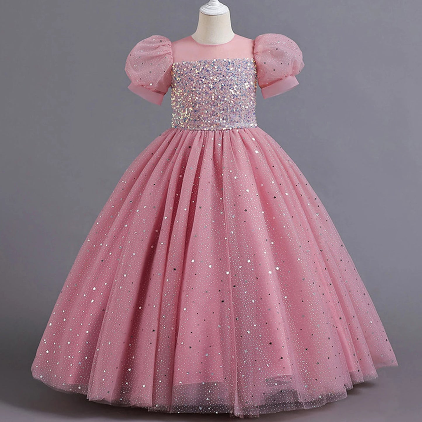 Mädchen Geburtstagsfeier Festzug formelles Abendkleid