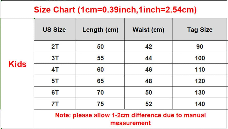 Korean style Kids solid color patchwork Trousers