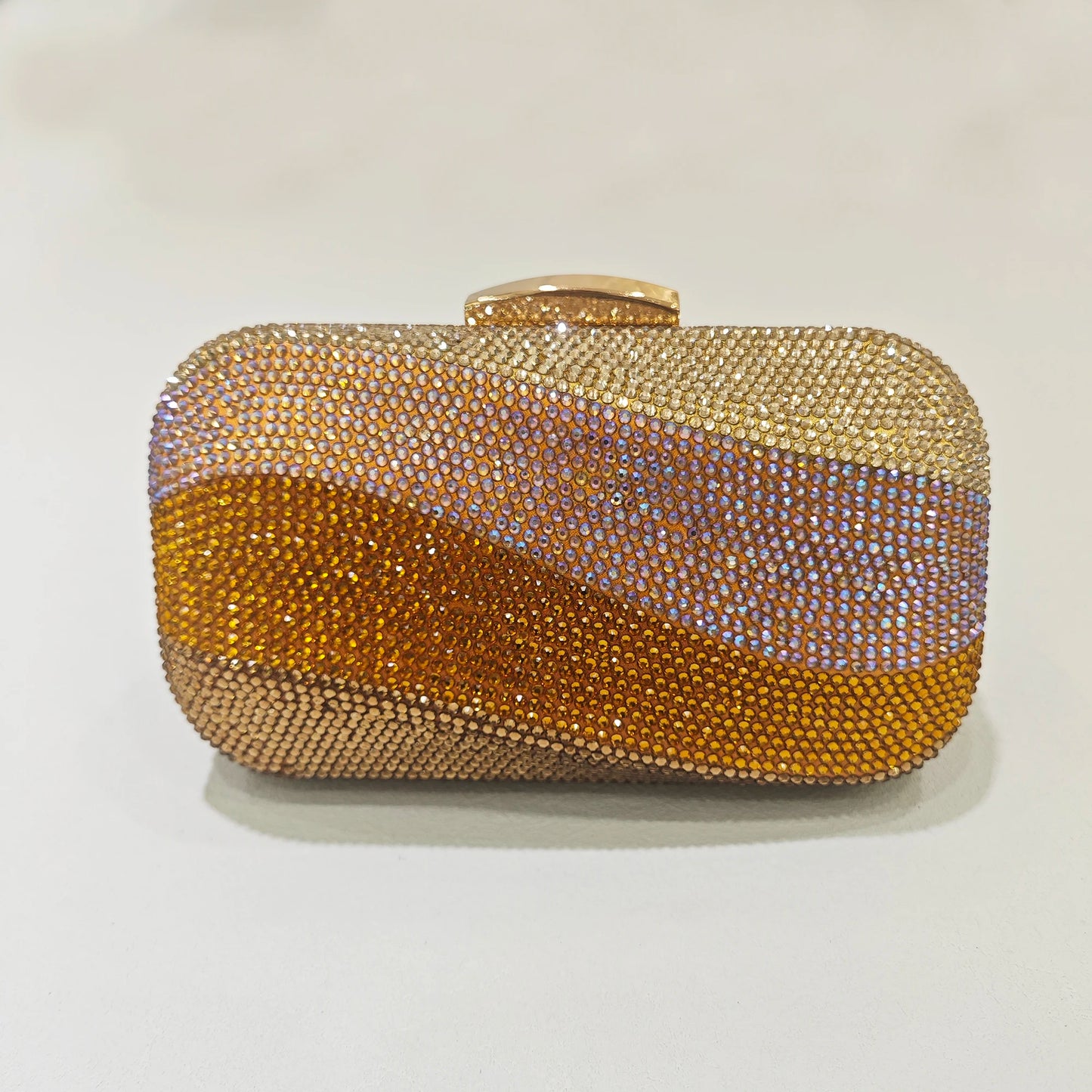 Luxus Shiny Hochzeit Party Schulter Kristall Kupplung Abend Handtasche Bankett
