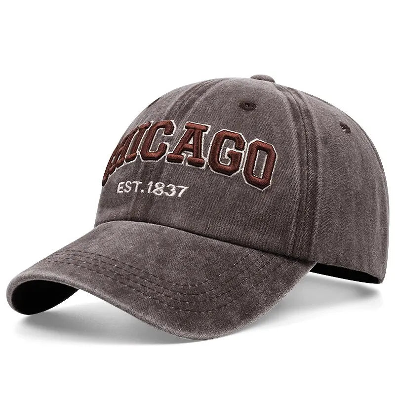 Baseballkappe mit neuem Buchstaben „CHICAGO“