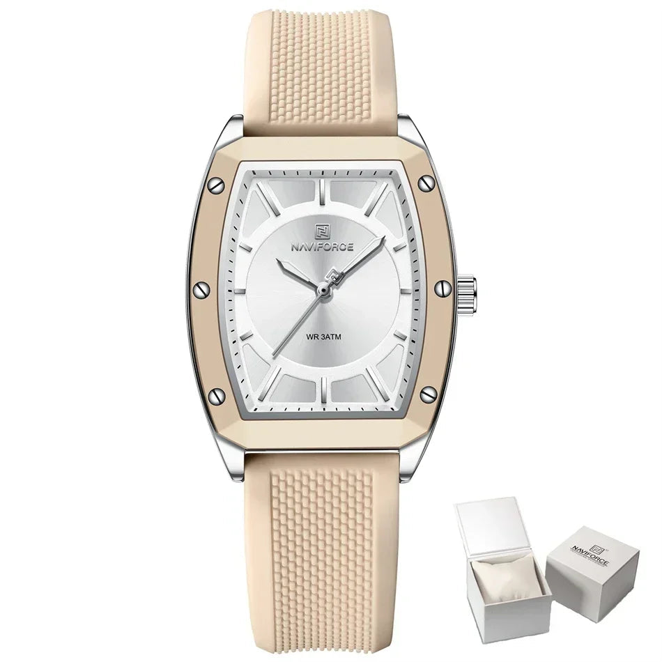 Top Brand Women Tonneau Fashion Quartz Watch