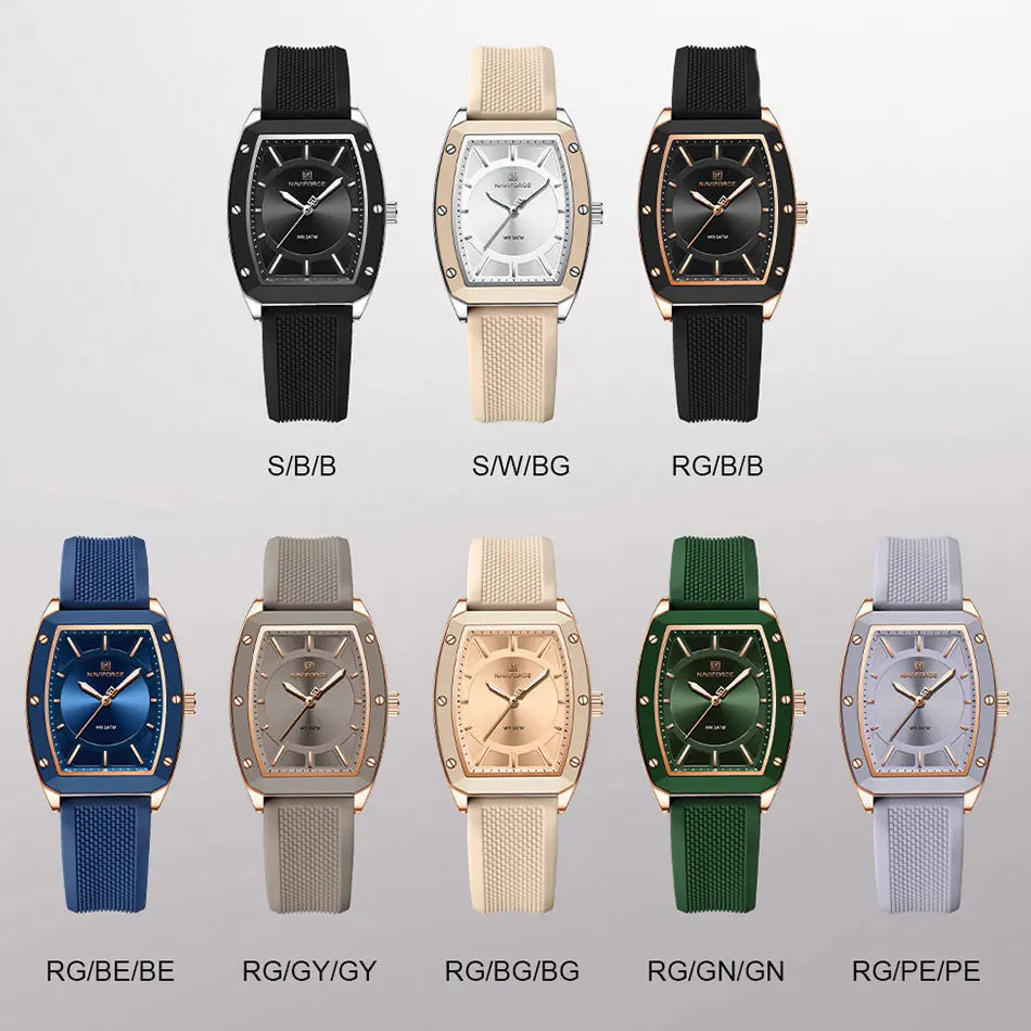 Top Brand Women Tonneau Fashion Quartz Watch