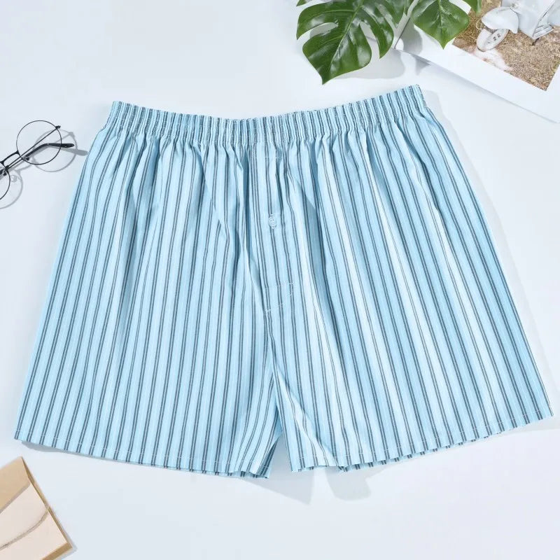 Men Casual 100% Cotton Sleep Underpants