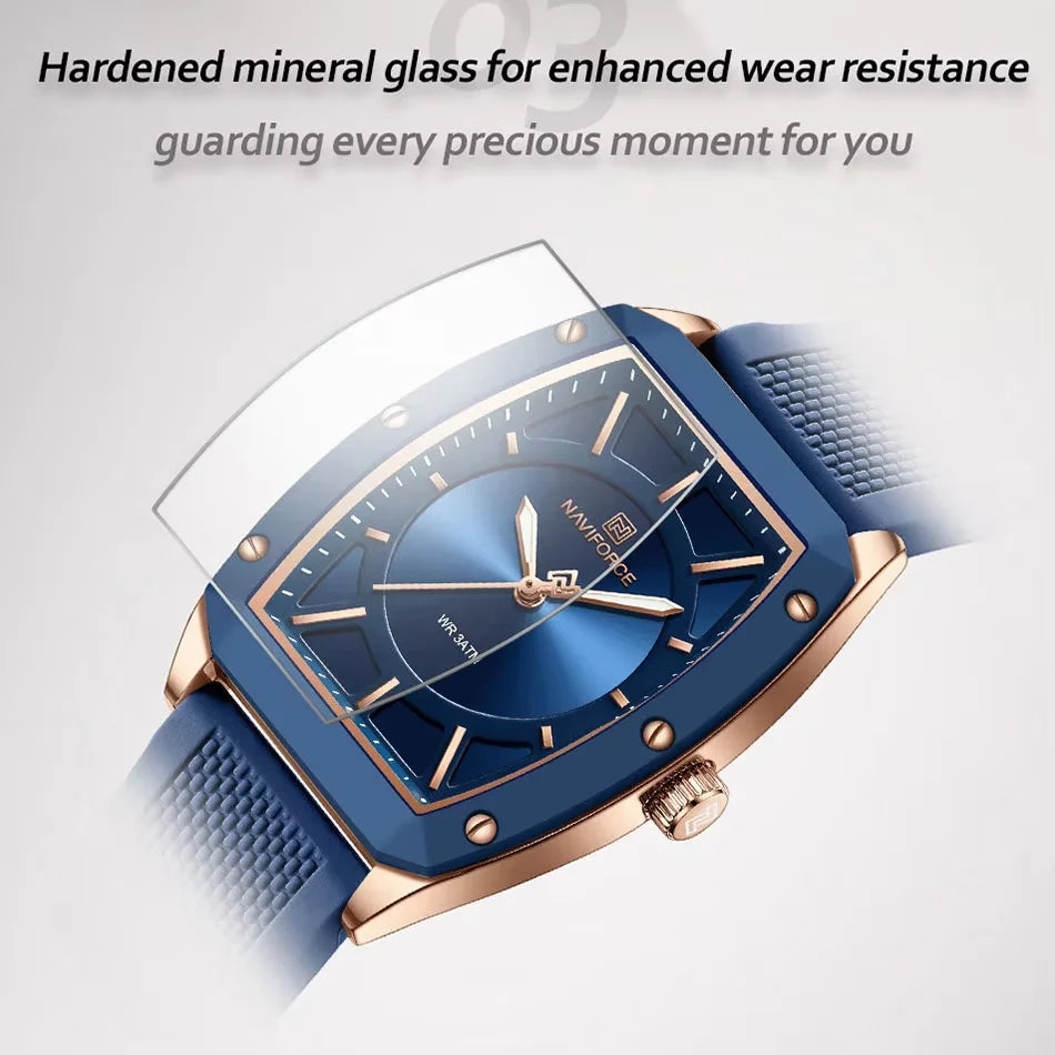 Top Brand Women Tonneau Fashion Quartz Watch