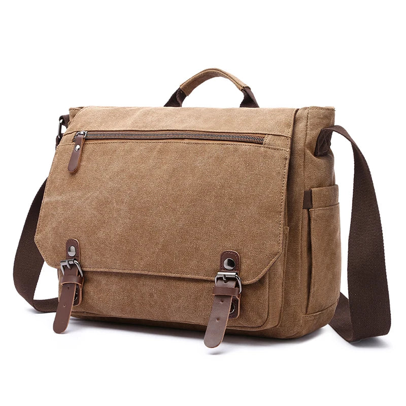 Männer Business Aktentasche Canvas Taschen