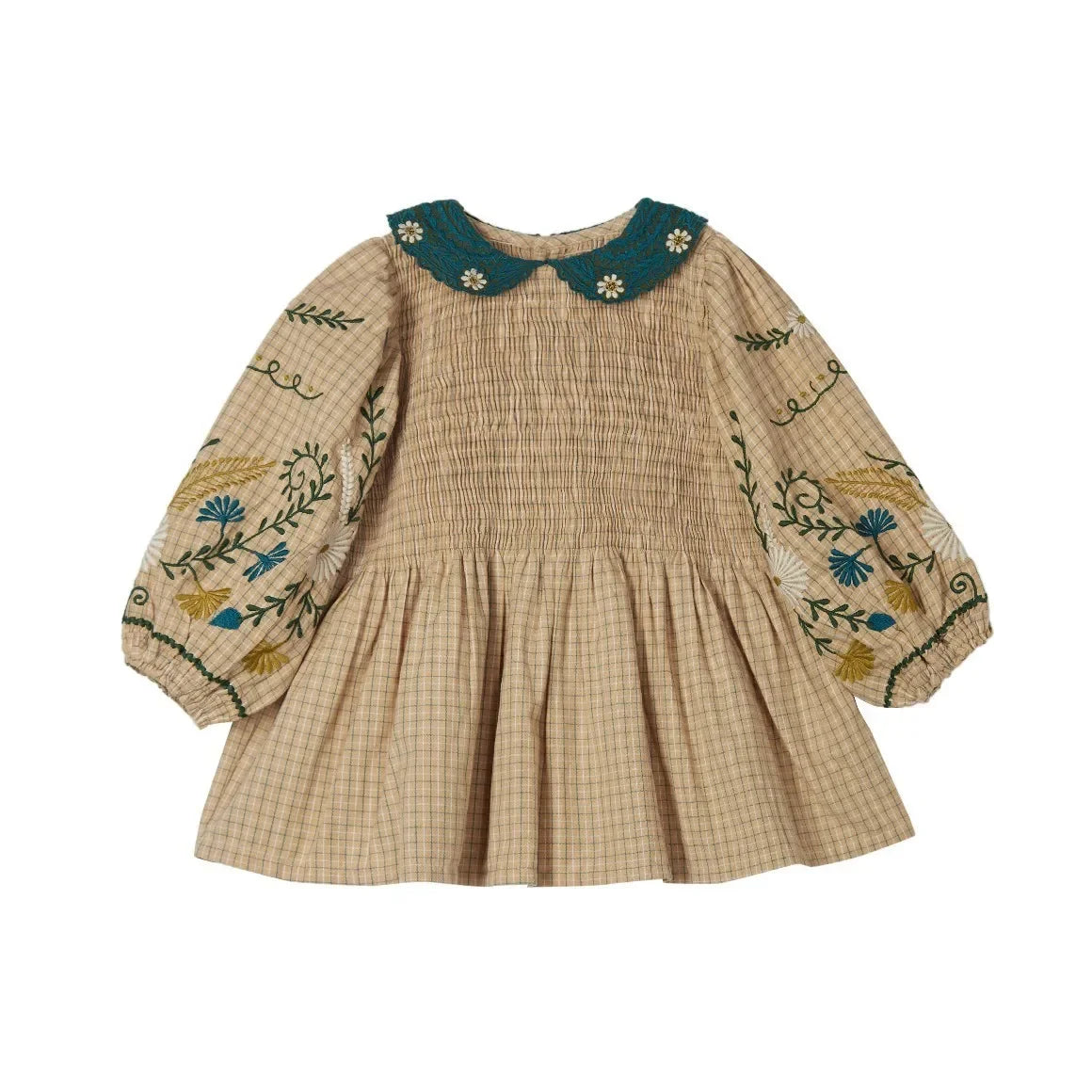 Neues besticktes Prinzessinnenkleid für Blumenmädchen