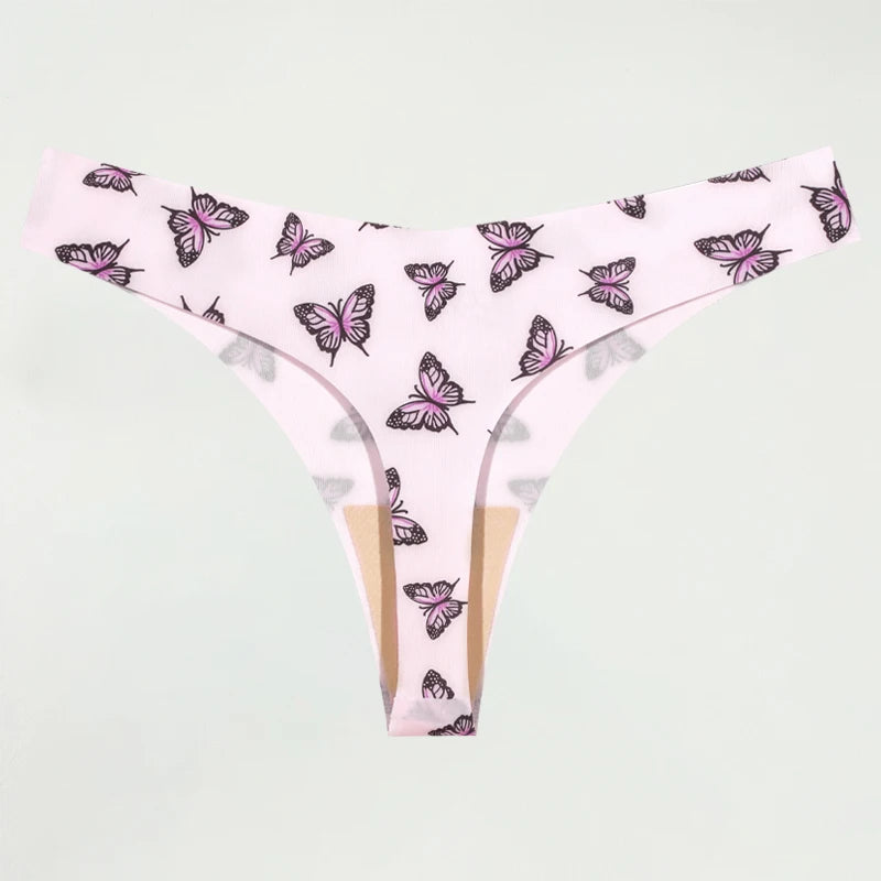 Women's Sexy Graphic Print Thongs Panties
