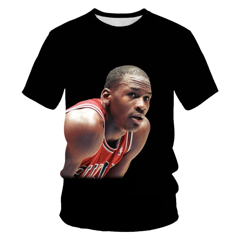 Boy Basketball Star 3D Printed Fashion T-shirt