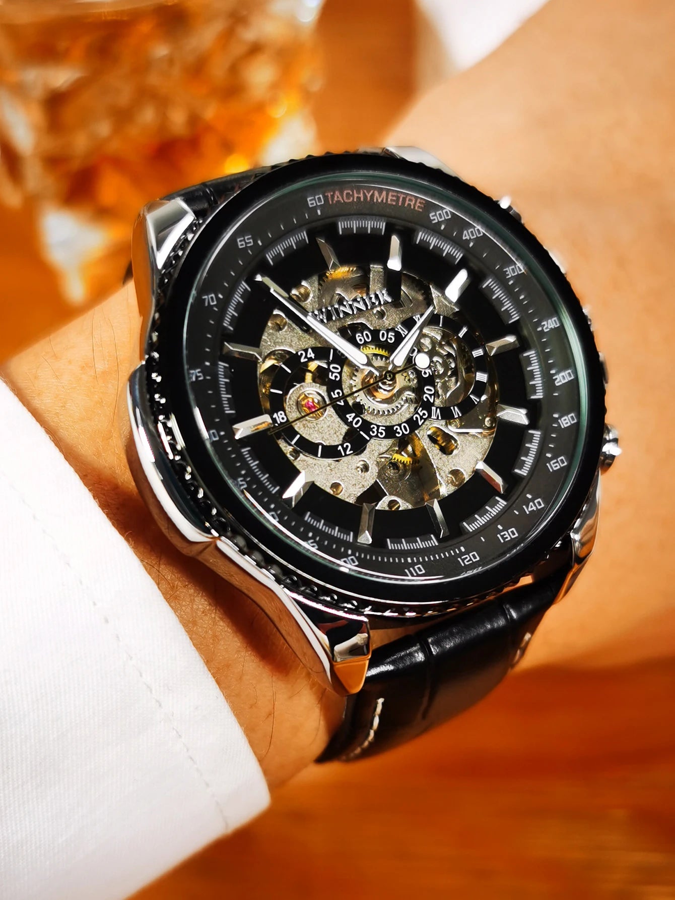 New Military Skeleton Automatic Watch