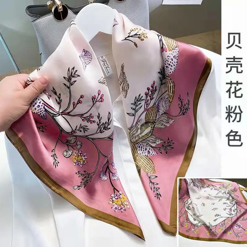 2025 Luxury Silk Shawl Square Scarf