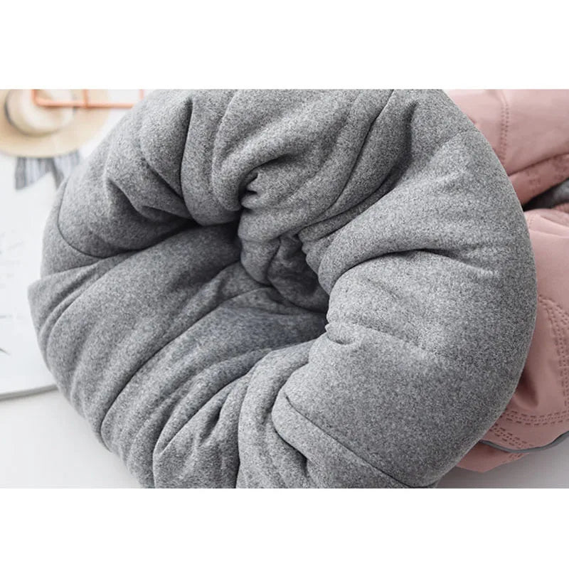 Children Thick Plus Velvet Thicken Denim Pants