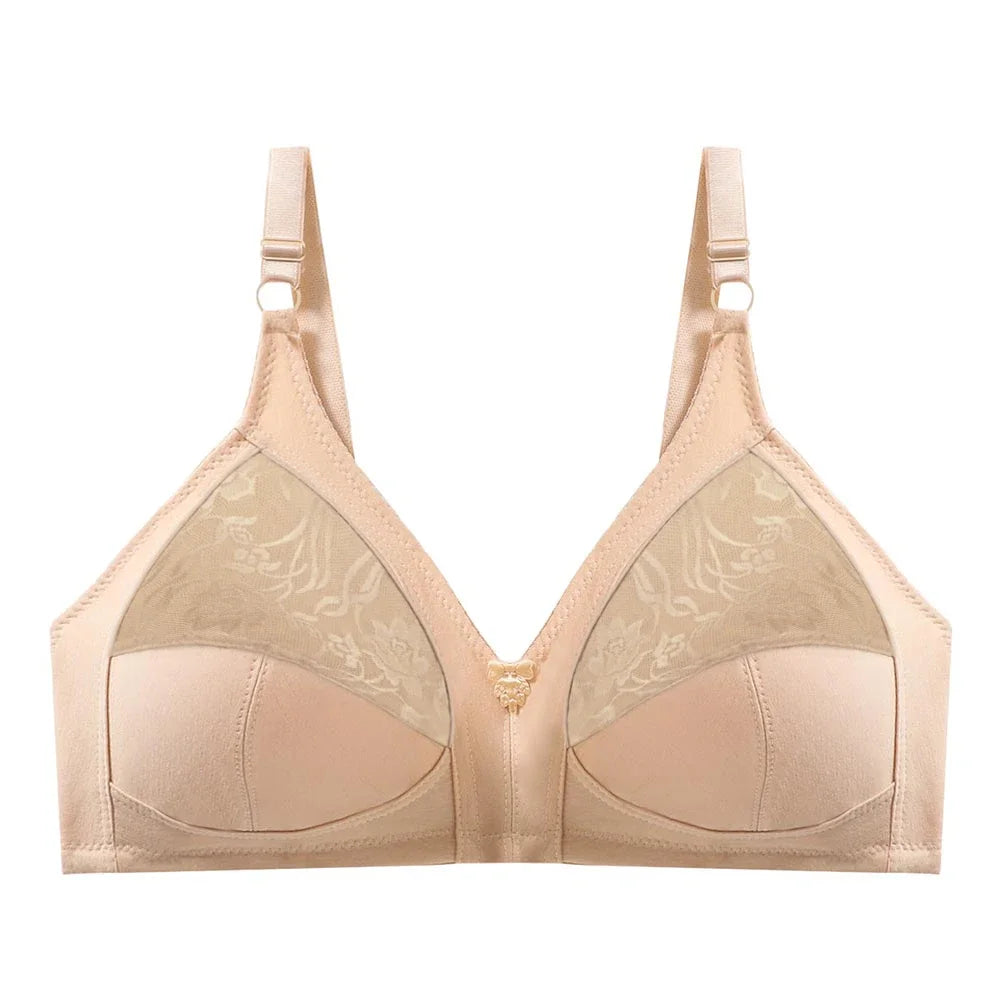 Women 38C-50F Deep V Bralette Lace Bra