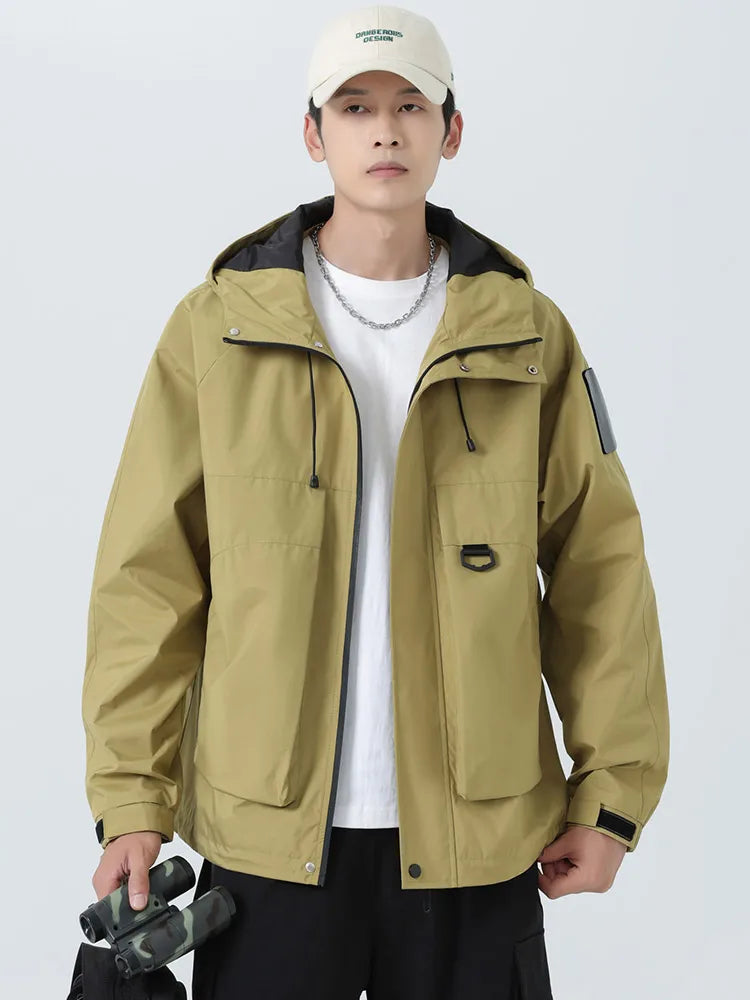 Neu Plus Größe Herren Windjacken Casual JackeXL