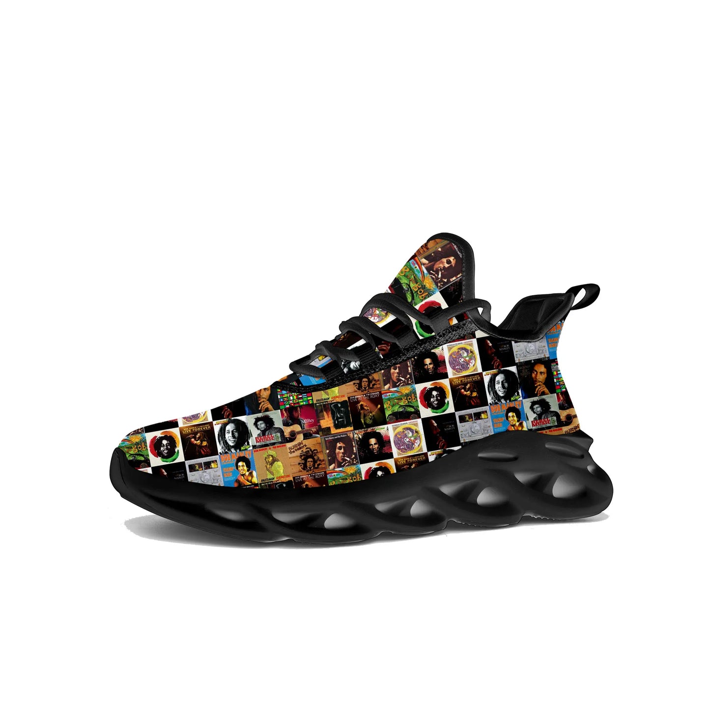 Reggae Rock Music Star Bob Marley Flats Sneakers