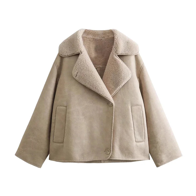 New Lamb Wool Suede Jacket