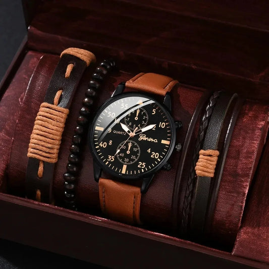 Herren Sport Business Quarz Armbanduhr