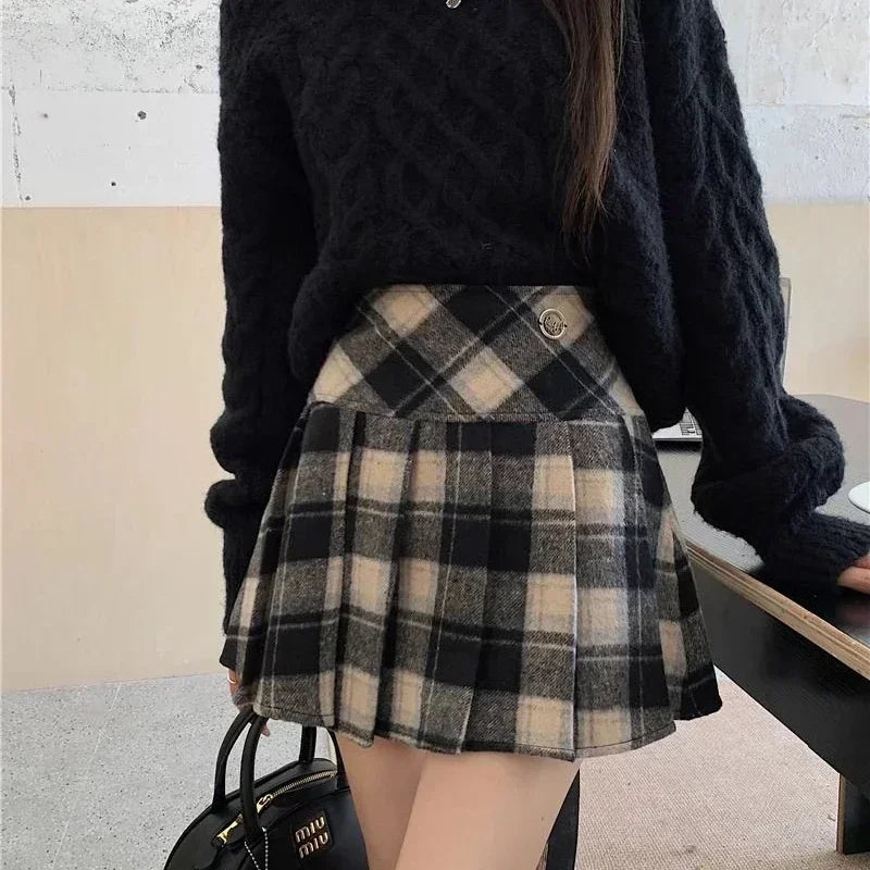 Vintage Kawaii süße koreanische Mode Miniröcke