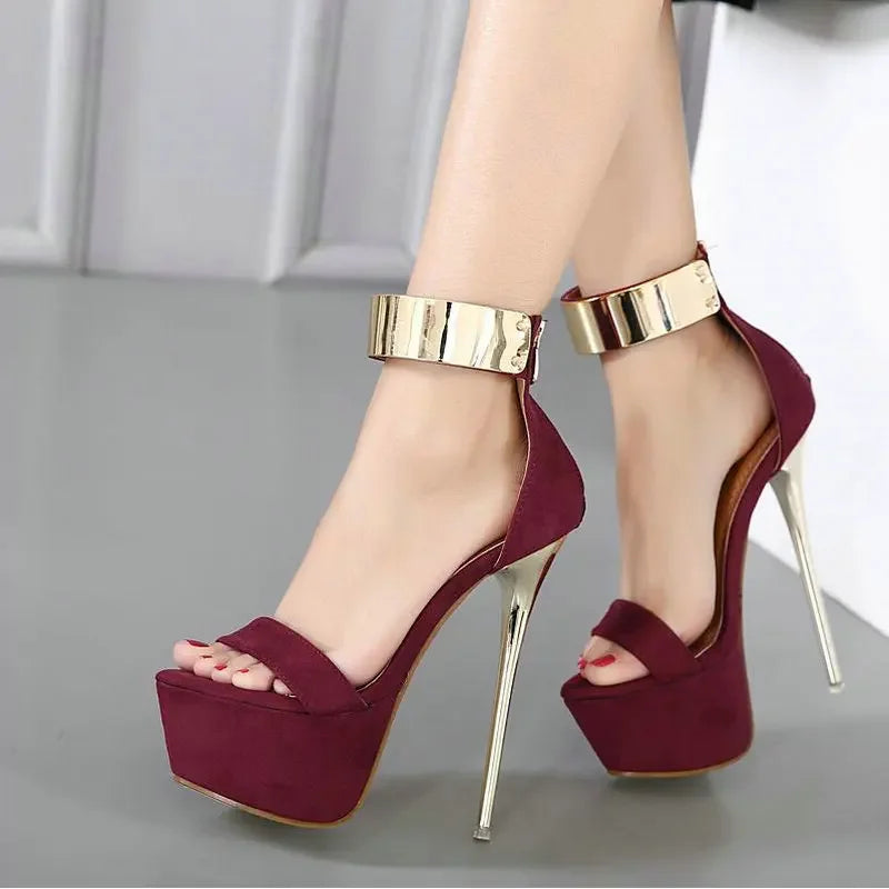 New fashion Woman Peep Toe High Heel