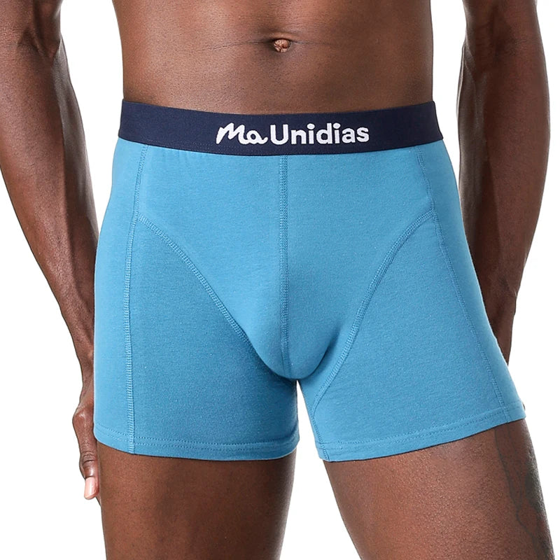 Baumwoll-Boxershorts mit Aufdruck für Herren