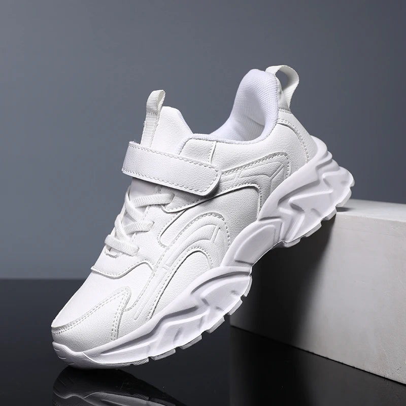 New Unisex PU Leather Casual Sneakers