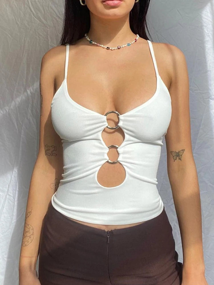 New Solid Casual Sleeveless Cami Top